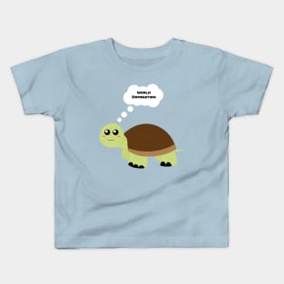 World Domination Tortoise Kids T-Shirt